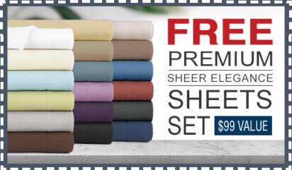 Free Sheet Set with Online Mattress Purchase!