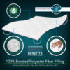 Quilted Comfort Waterbed Anchor Band – Custom Fit Mattress Pad