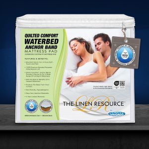 Quilted Comfort Waterbed Anchor Band – Custom Fit Mattress Pad
