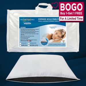 Expanse Ajustable Pillow Featuring Micro-Cushion Natural "Noodle" Latex