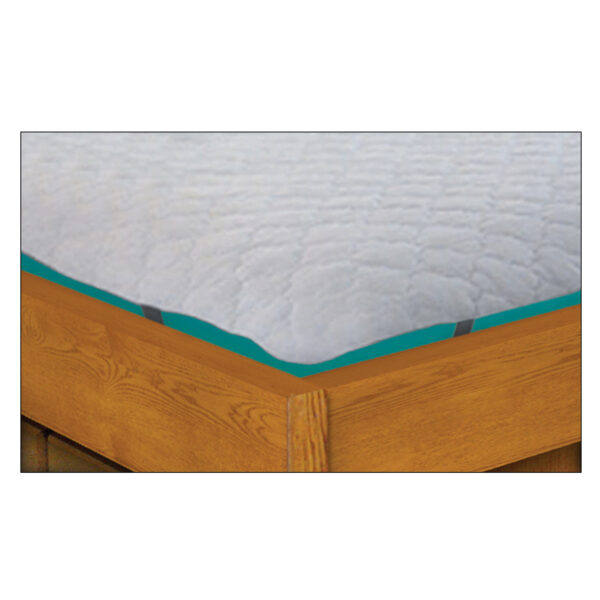 Quilted Waterbed Anchor Band - Contour Fit Mattress Pad