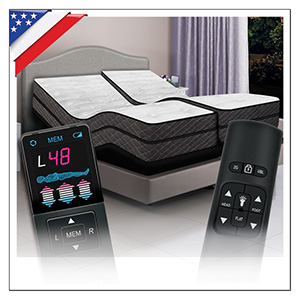 DIGITAL AIR BEDS WITH ADJUSTABLE POWER BASE