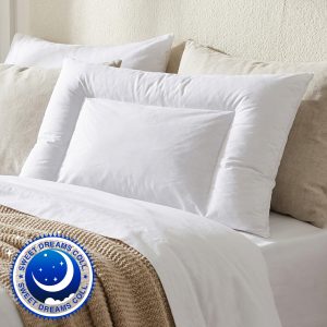 Angel Silk Crescent Pillow – Premium Down Like Plush Pillow