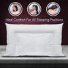 Angel Silk Crescent Pillow – Premium Down Like Plush Pillow