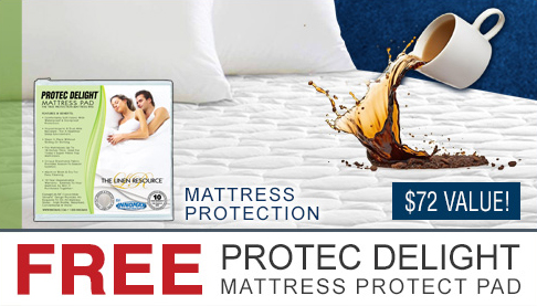 Free Mattress Pad with Online Purchase