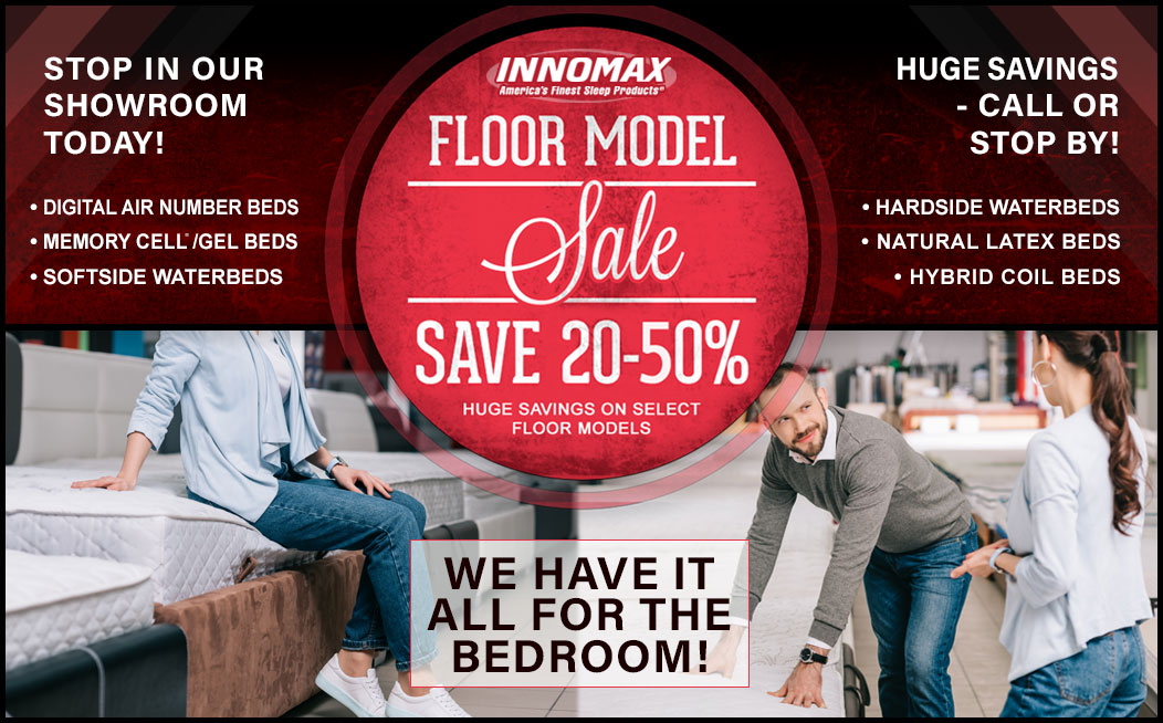 InnoMax Floor Model Sale - Stop In or Call!