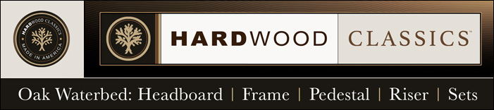 Hardwood Classics - Oak Waterbed Sets