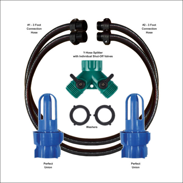 Hydro Blue Premium Dual Hose Kit