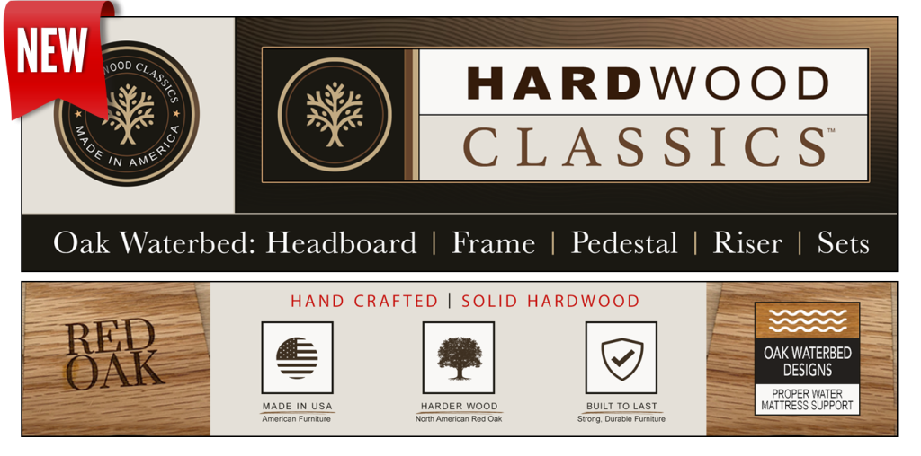 Hardwood Classics - Oak Waterbed Furniture Hardwood Classics - Oak Waterbed Furniture