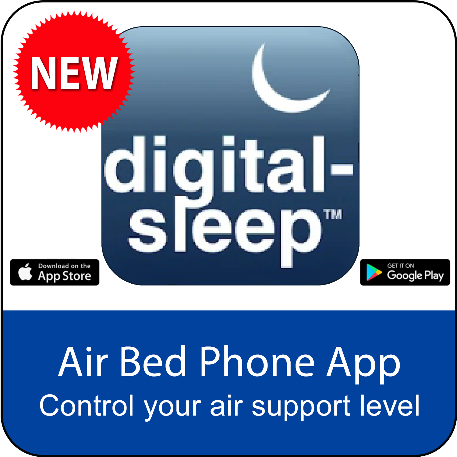 Digital Sleep Phone App Available To Control Your Air Support Level Digital Sleep Phone App Available To Control Your Air Support Level