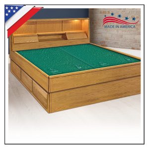 OAK WATERBED HEADBOARD & FRAME SETS