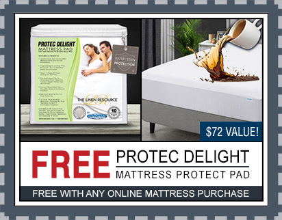 FREE ProTec Delight Mattress Pad with Any American Sleep Collection Online Mattress Purchase