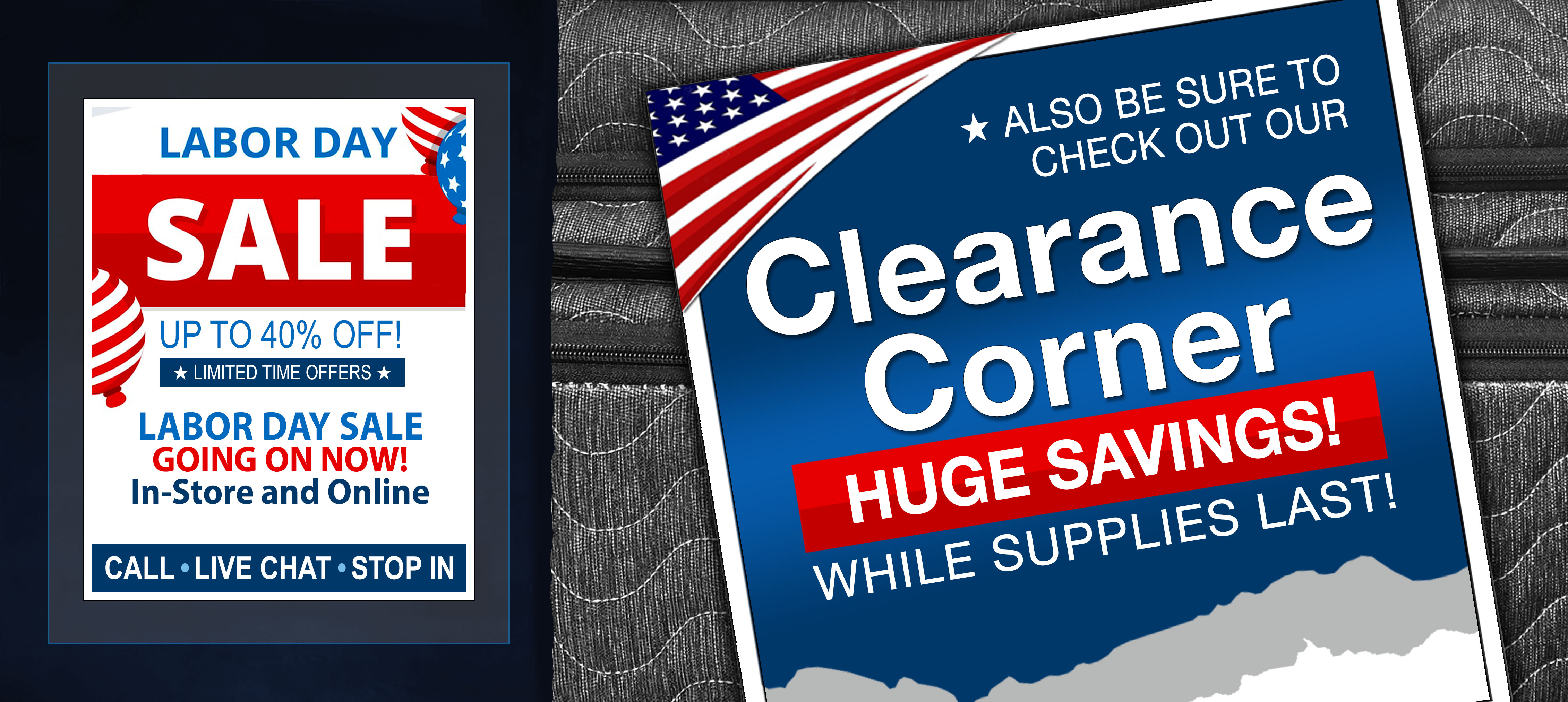 InnoMax Labor Day Sale Going On Now! Call, Live Chat or Stop In!
