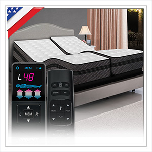 DIGITAL AIR BEDS WITH ADJUSTABLE POWER BASE