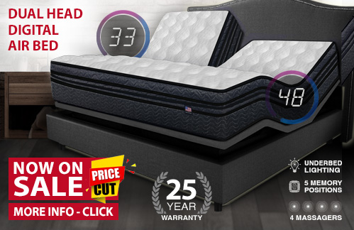 Dual Head Digital Air Bed Now On Sale!