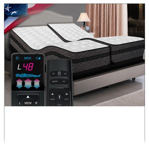 DIGITAL AIR BEDS WITH ADJUSTABLE POWER BASE