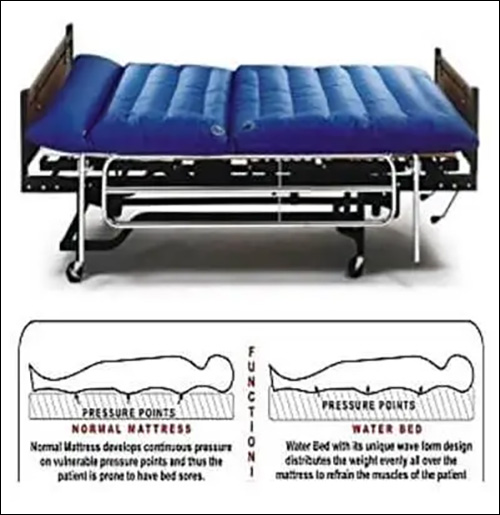 What did Mark Twain say about Waterbeds?