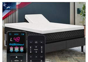 DUAL HEAD SMART AIR BEDS WITH ADJUSTABLE POWER BASE