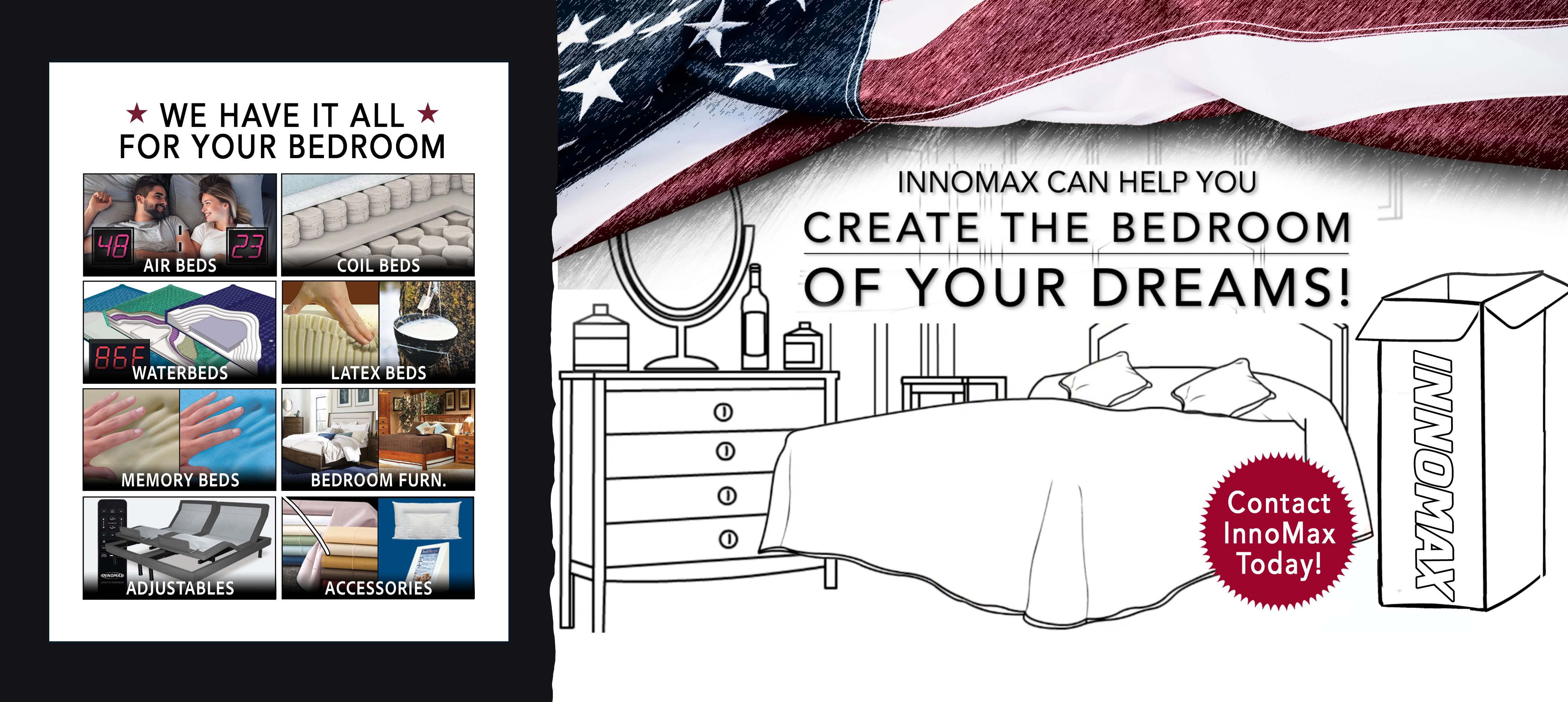 InnoMax Can Help You Create The Bedroom Of Your Dreams - Contact Us Today!