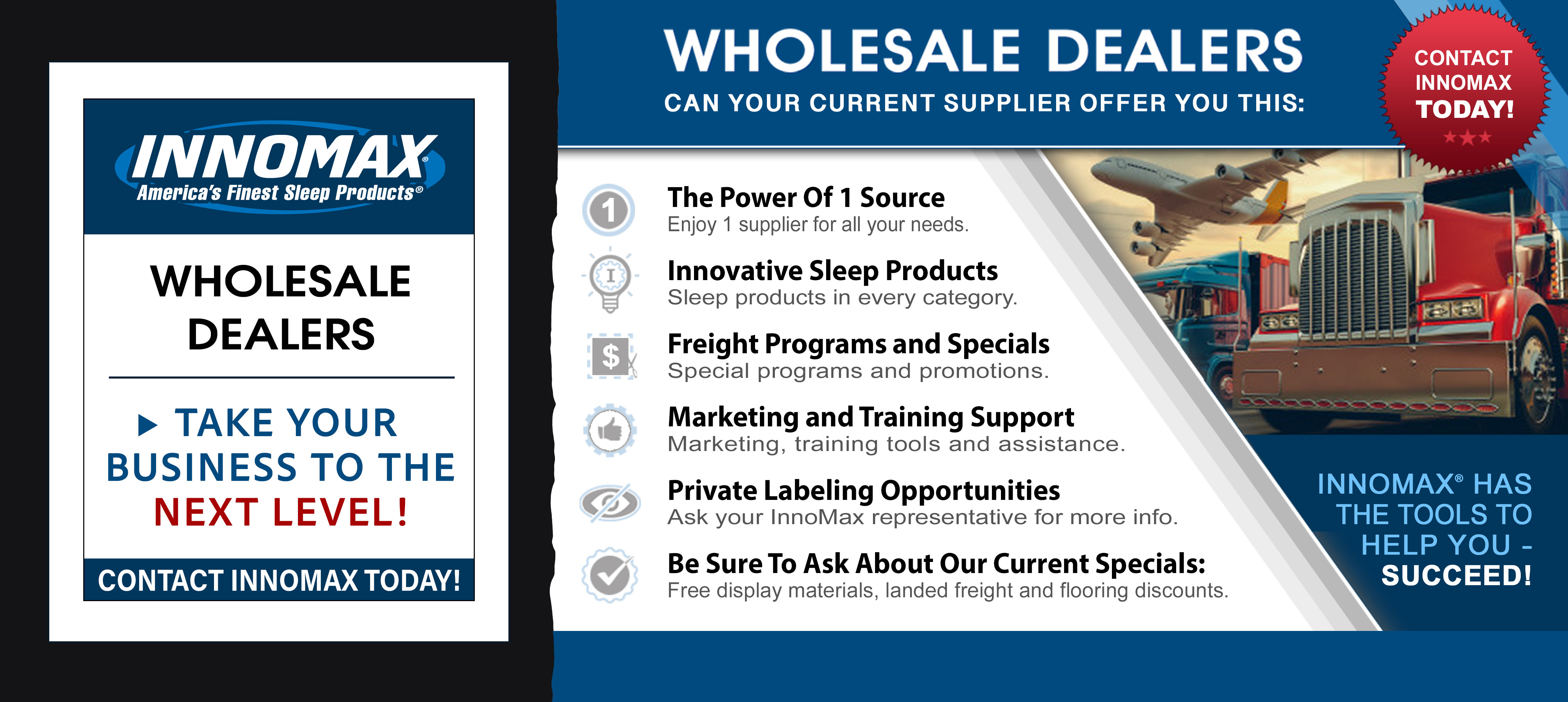 Wholesale Dealers Contact InnoMax Today Banner Wholesale Dealers Contact InnoMax Today Banner