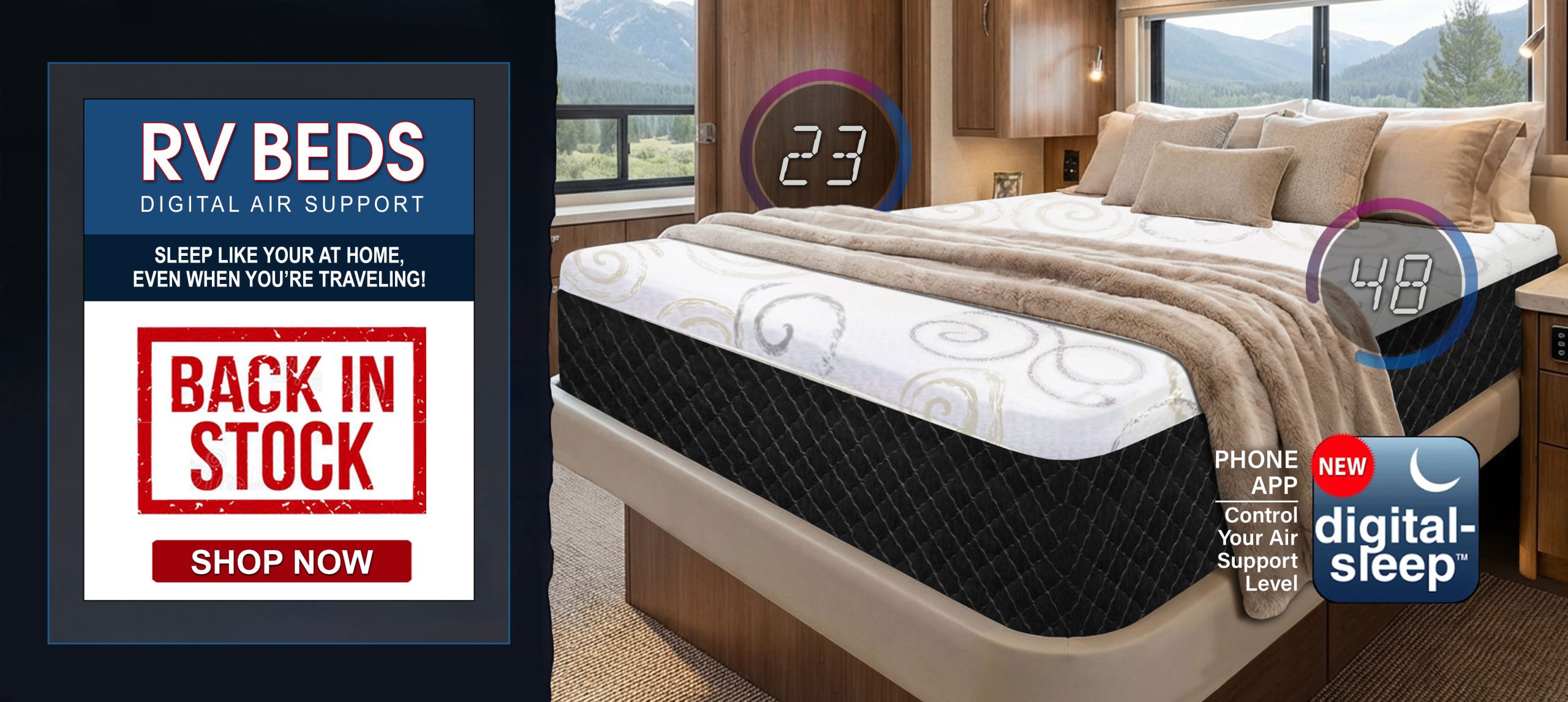 RV Digital Air Beds