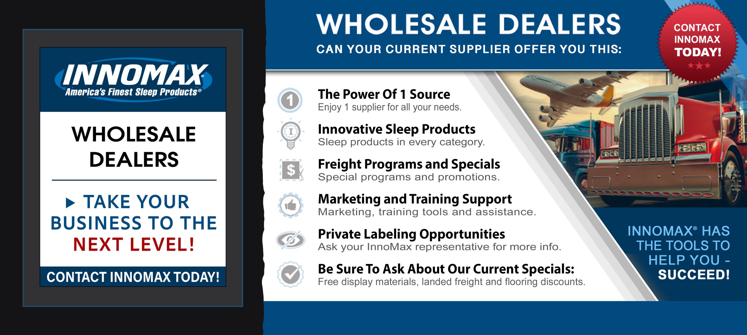 Wholesale Dealers Contact InnoMax Today Banner Wholesale Dealers Contact InnoMax Today Banner