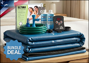 TRADITIONAL HARDSIDE WATERBED MATTRESS KIT BUNDLES