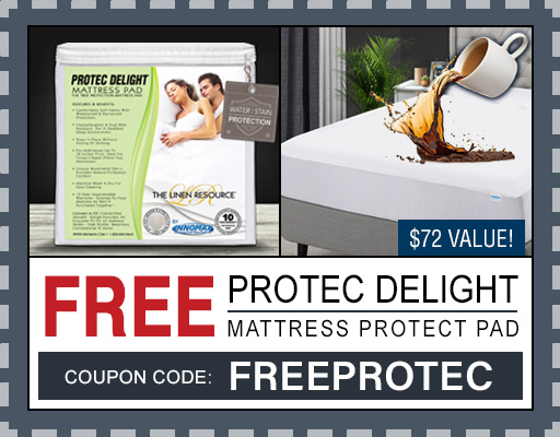 Free Mattress Pad with Online Mattress Purchase